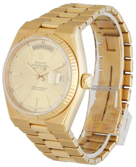 mens 18k quartz rolex|Rolex oyster quartz 19018.